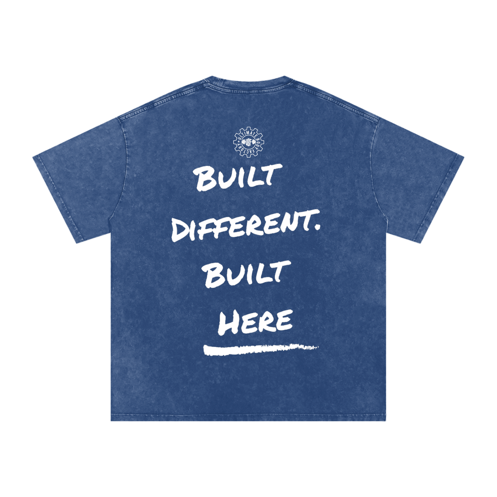 Built Different, Built Here Tee
