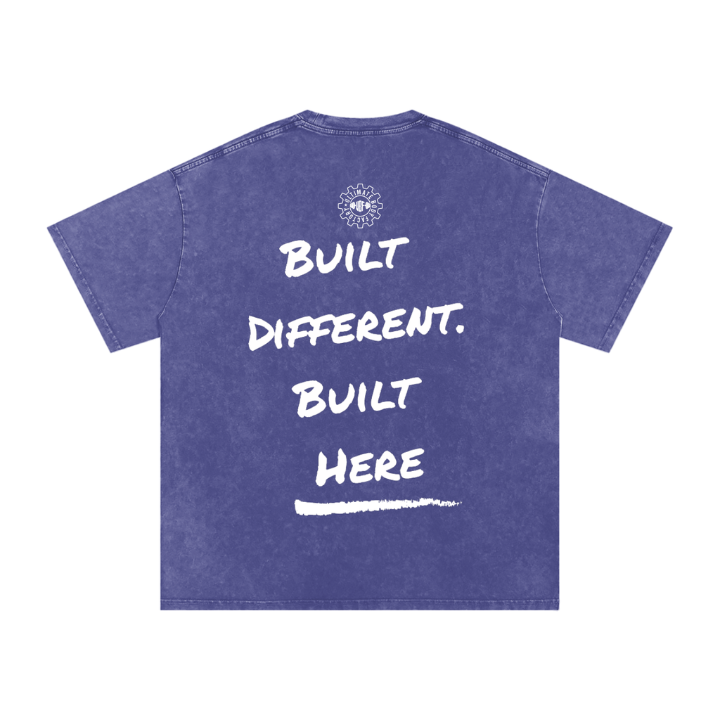 Built Different, Built Here Tee