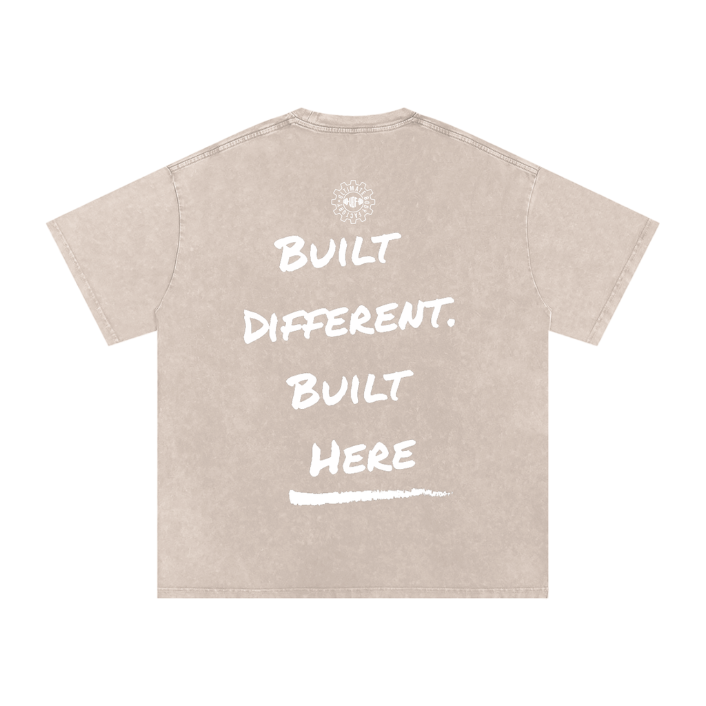 Built Different, Built Here Tee