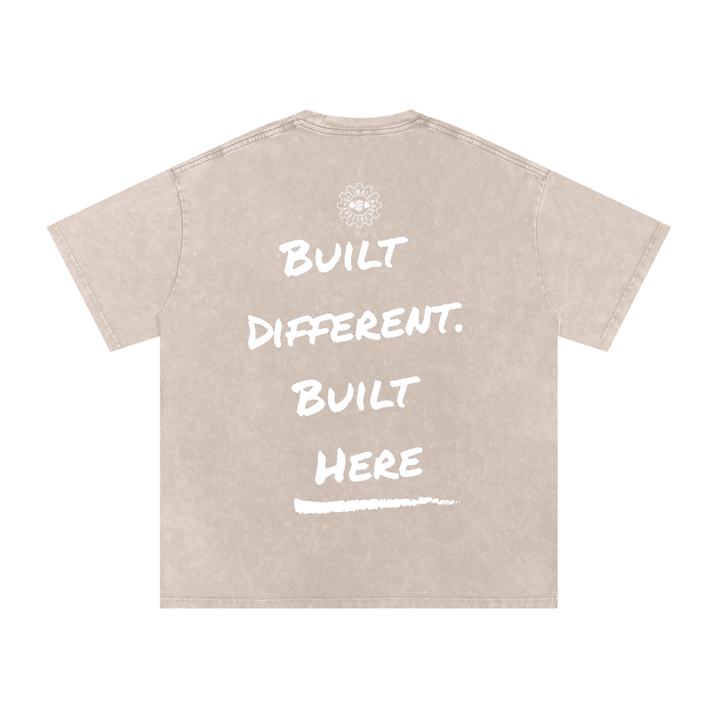 Built Different, Built Here Tee