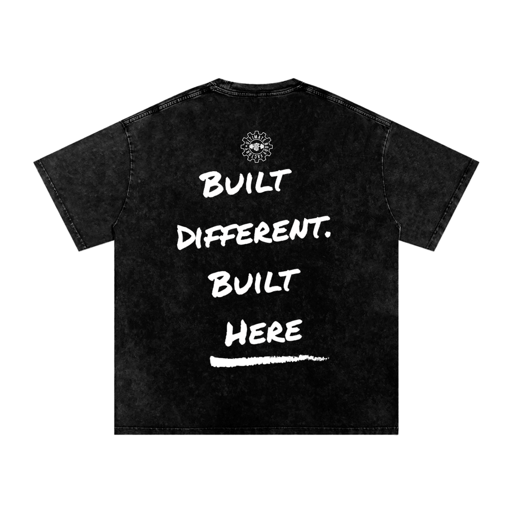 Built Different, Built Here Tee
