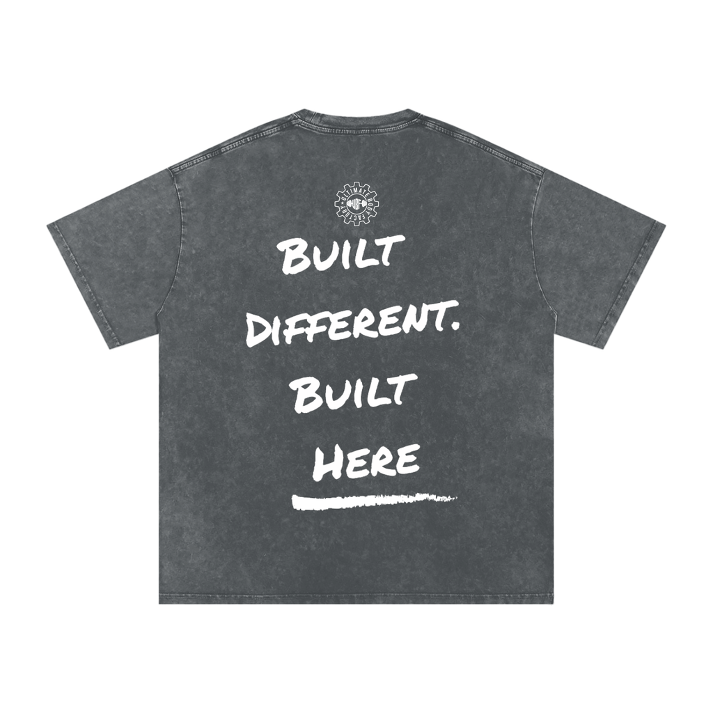 Built Different, Built Here Tee