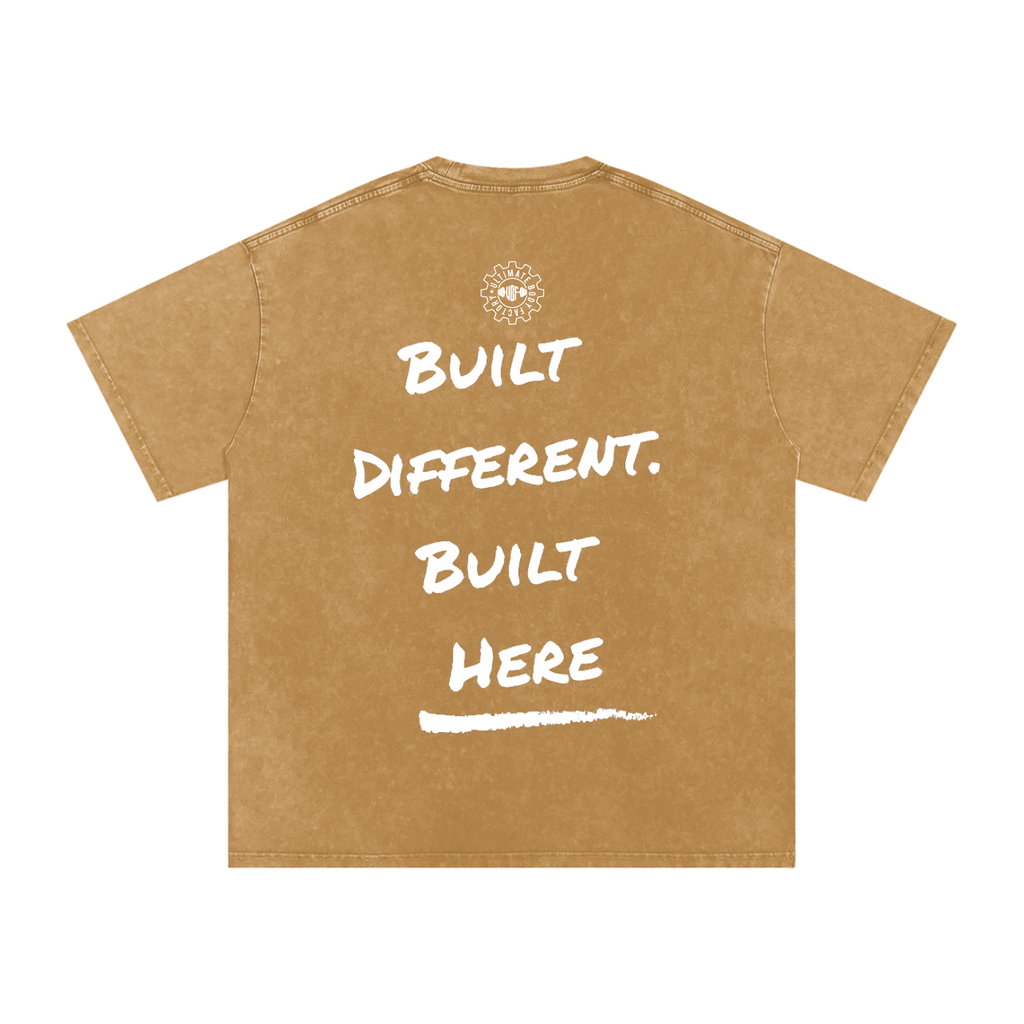 Built Different, Built Here Tee
