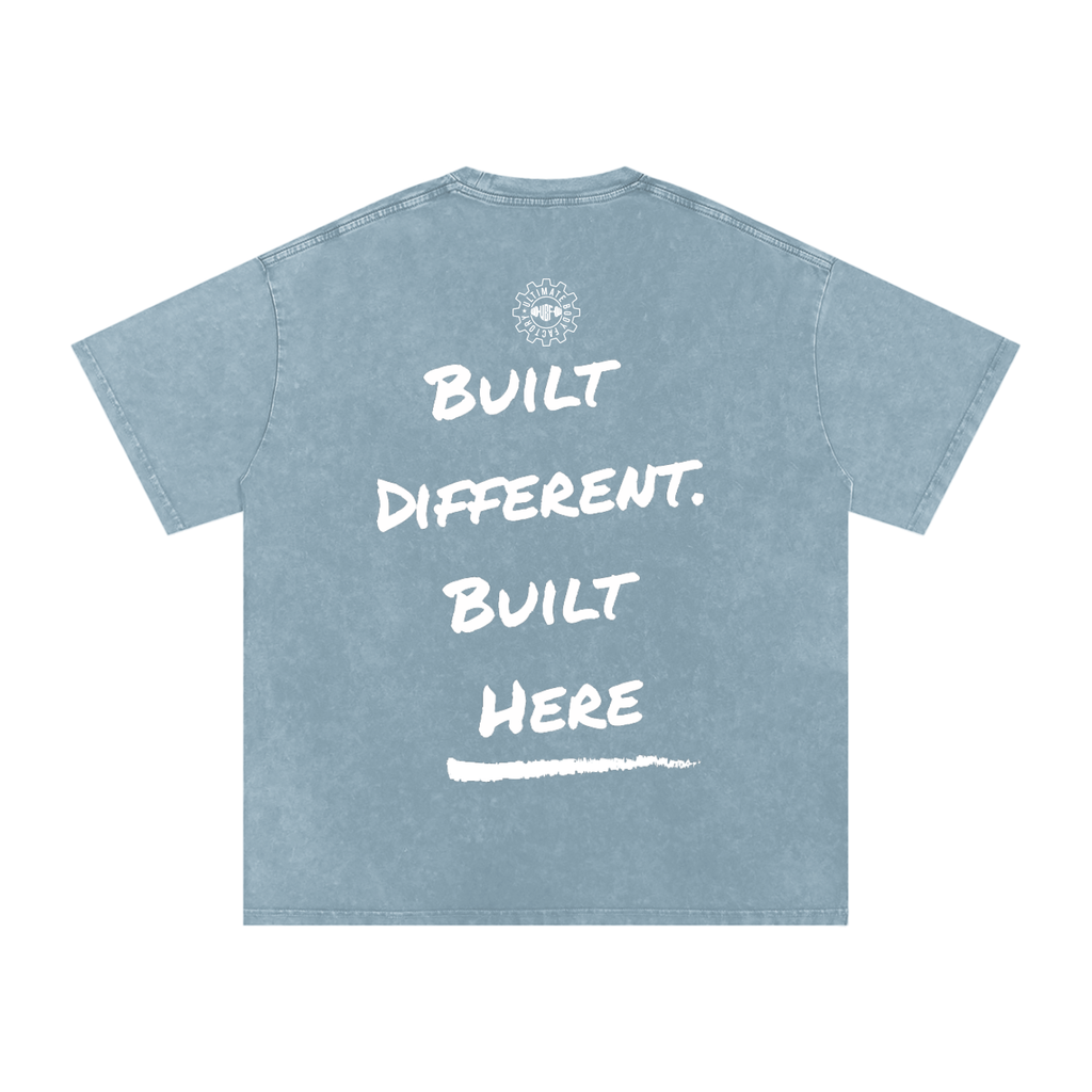 Built Different, Built Here Tee